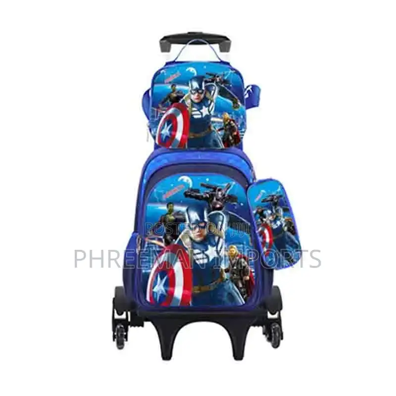 Trolley 3d School Bag