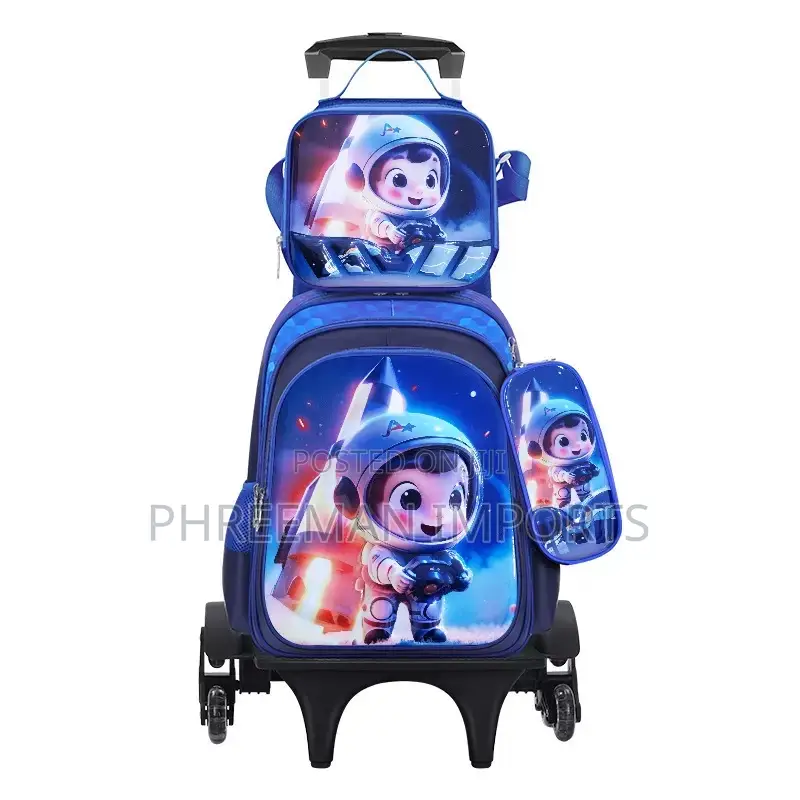 Trolley 3d School Bag