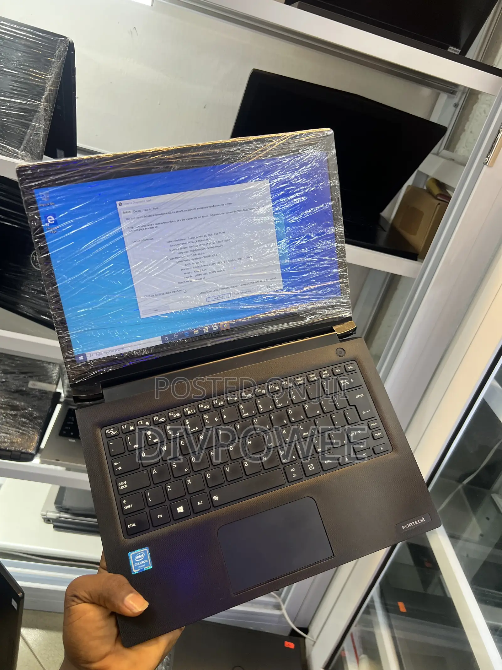 Laptop 4GB Intel Celeron SSD 128GB