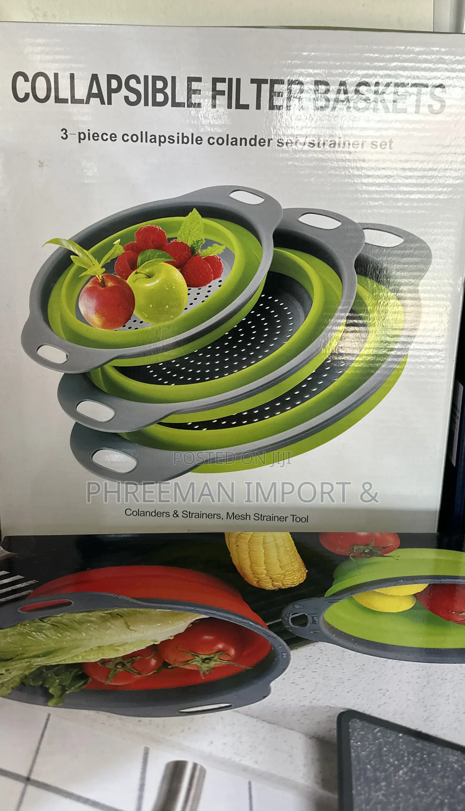 3 in 1 Collapsible Filter Basket