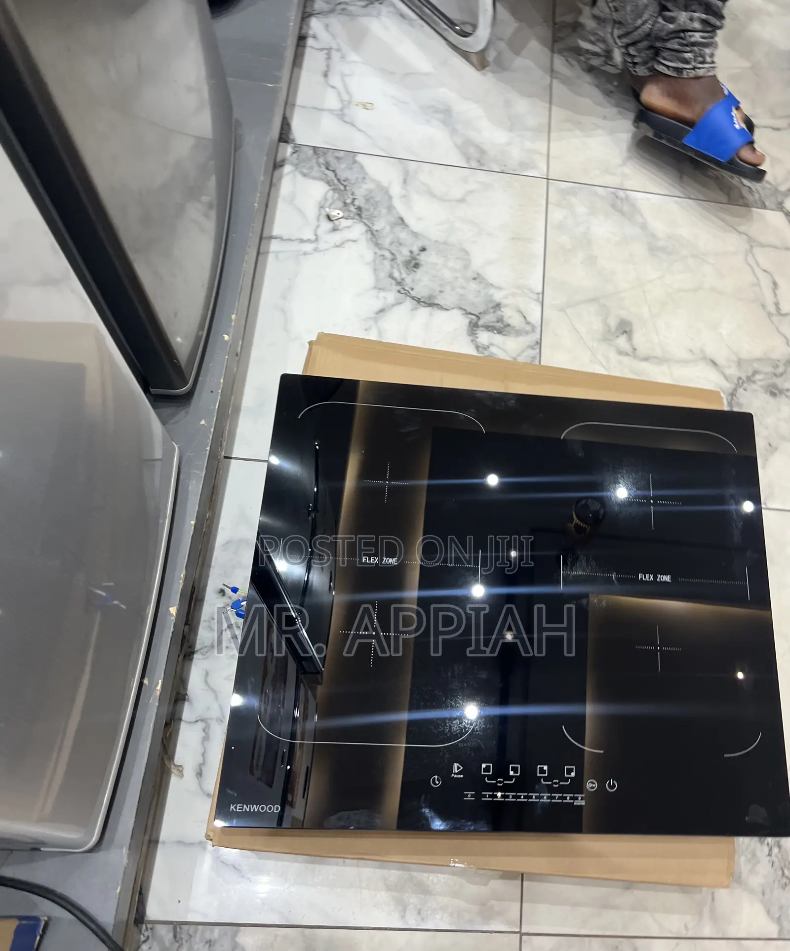 Efficient Kenwood 60cm 4 Electric Built in Hob(Black) Glass 
