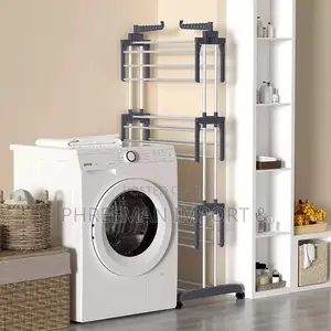 Multi-Layer Movable Clothes Drying Rack