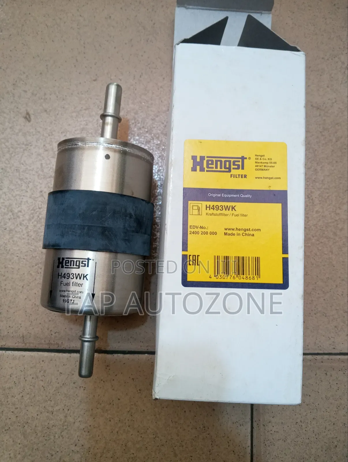 0933. Original Hengst Volvo Fuel Filter Imported Directly From Usa