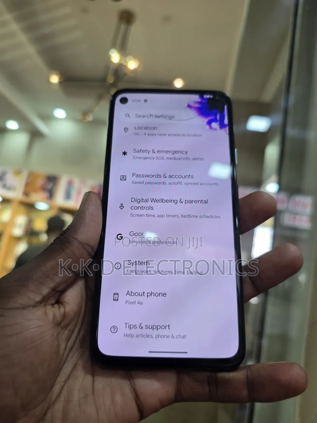 Google Pixel 4a 128 GB Black