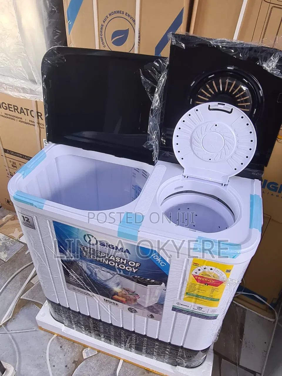 Sigma 10 Kg Twin Tub Semi-Auto Washing Machine