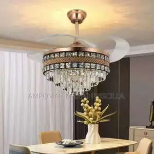Summer Wind Luxury Chandelier Light With Fan