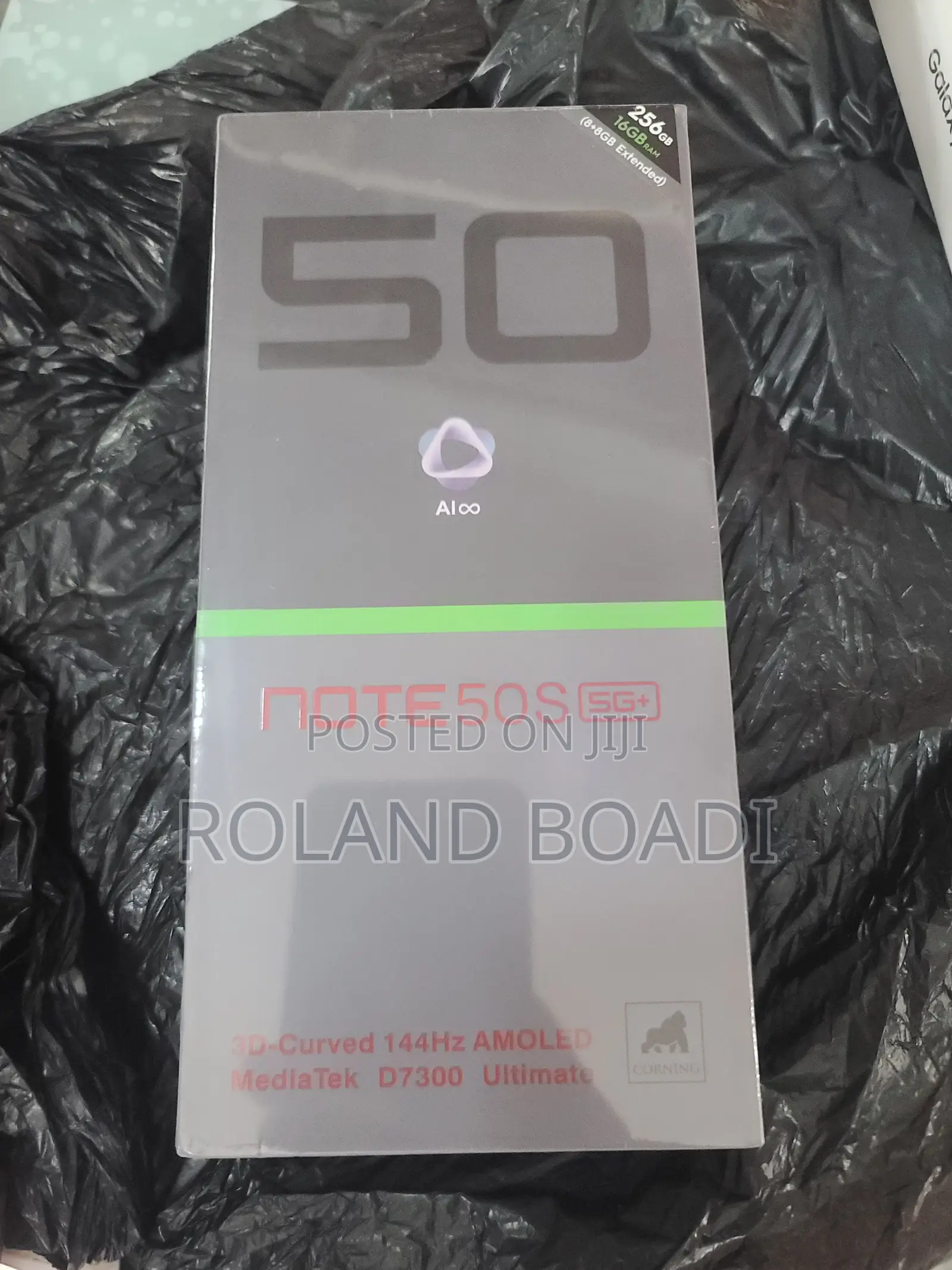 New Infinix Note 50s 256 GB Black