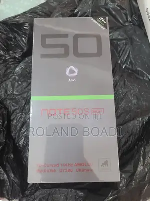 New Infinix Note 50s 256 GB Black