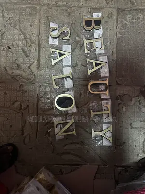 20cm Gold 3d Wall Letters All Letters Available Shop + Event Signage