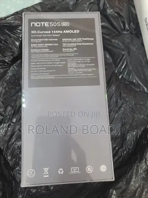 New Infinix Note 50s 256 GB Black