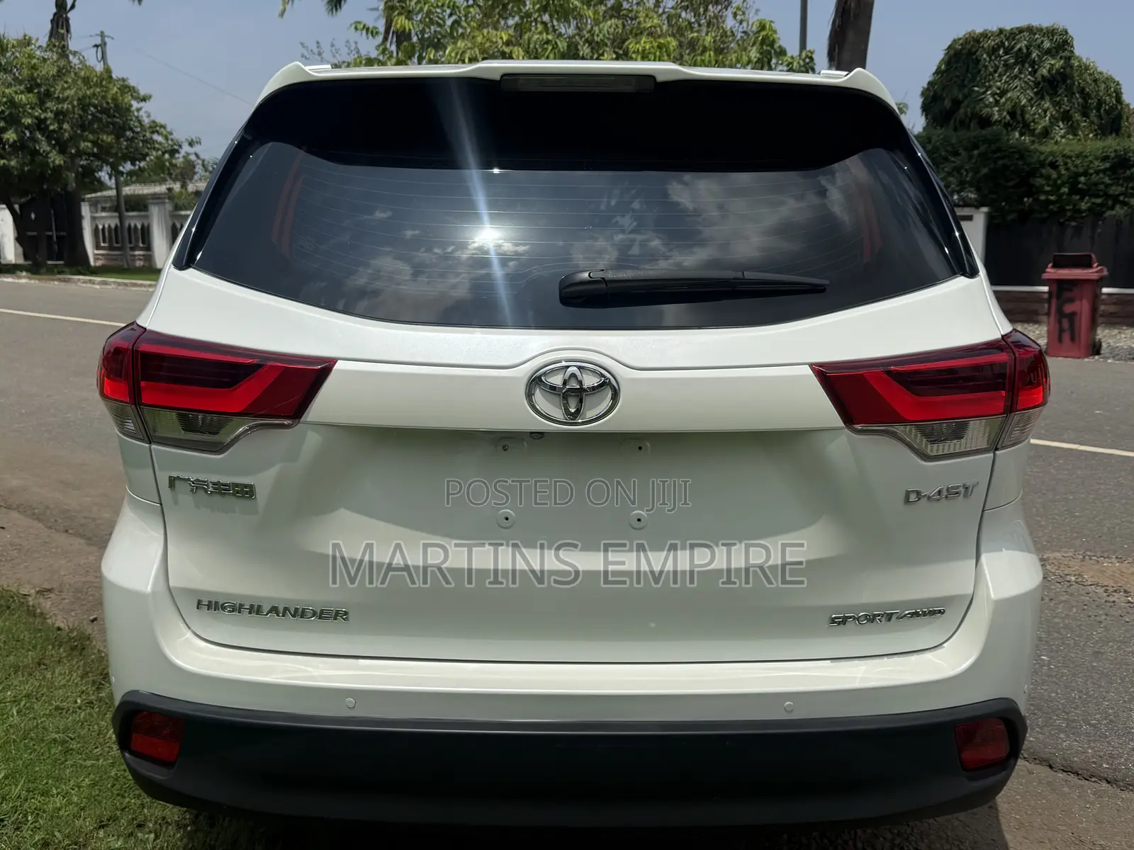 Toyota Highlander XLE 2019 White