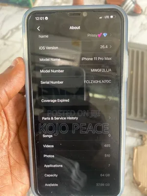 Apple iPhone 11 Pro Max 64 GB Black