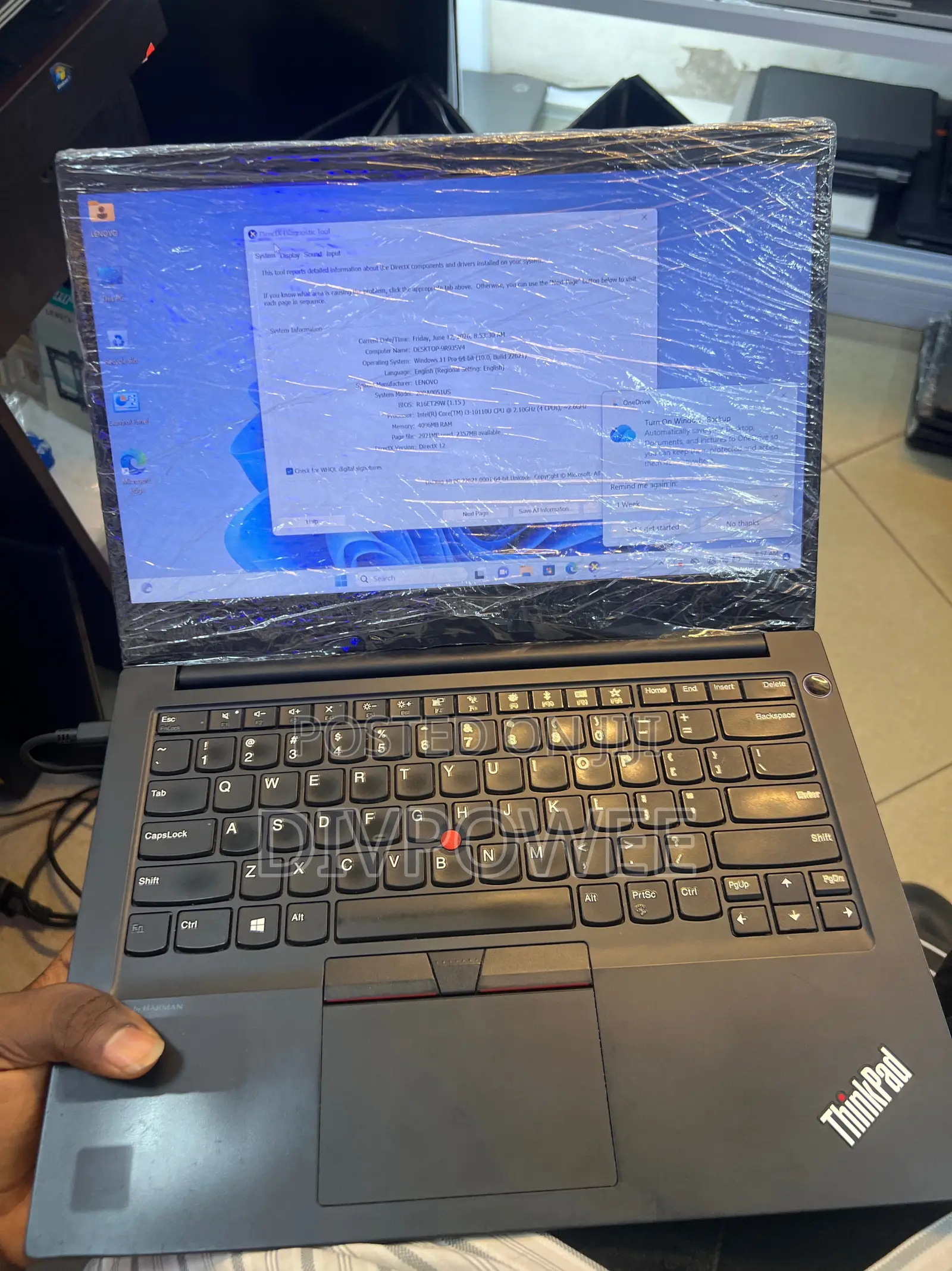 Laptop Lenovo ThinkPad E14 Gen 6 4GB Intel Core i3 SSD 128GB