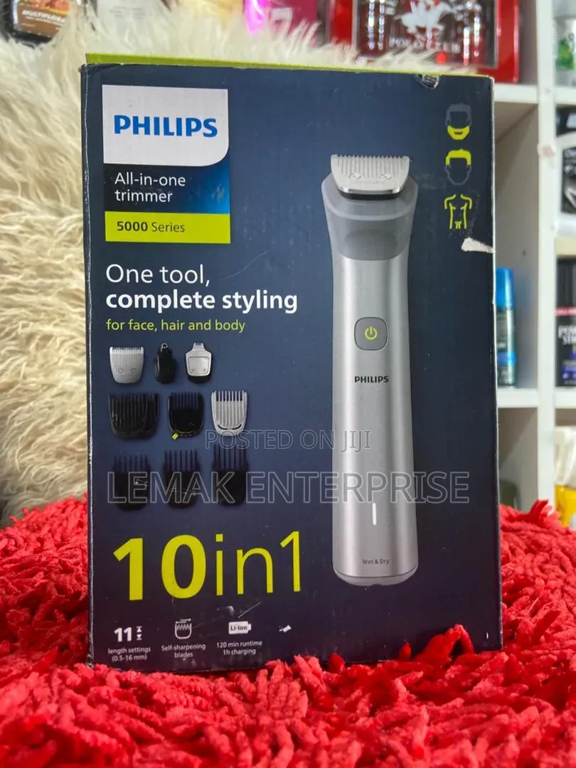 Philips All-in-One Trimmer 5000 Series (10-in-1 Multigroom).
