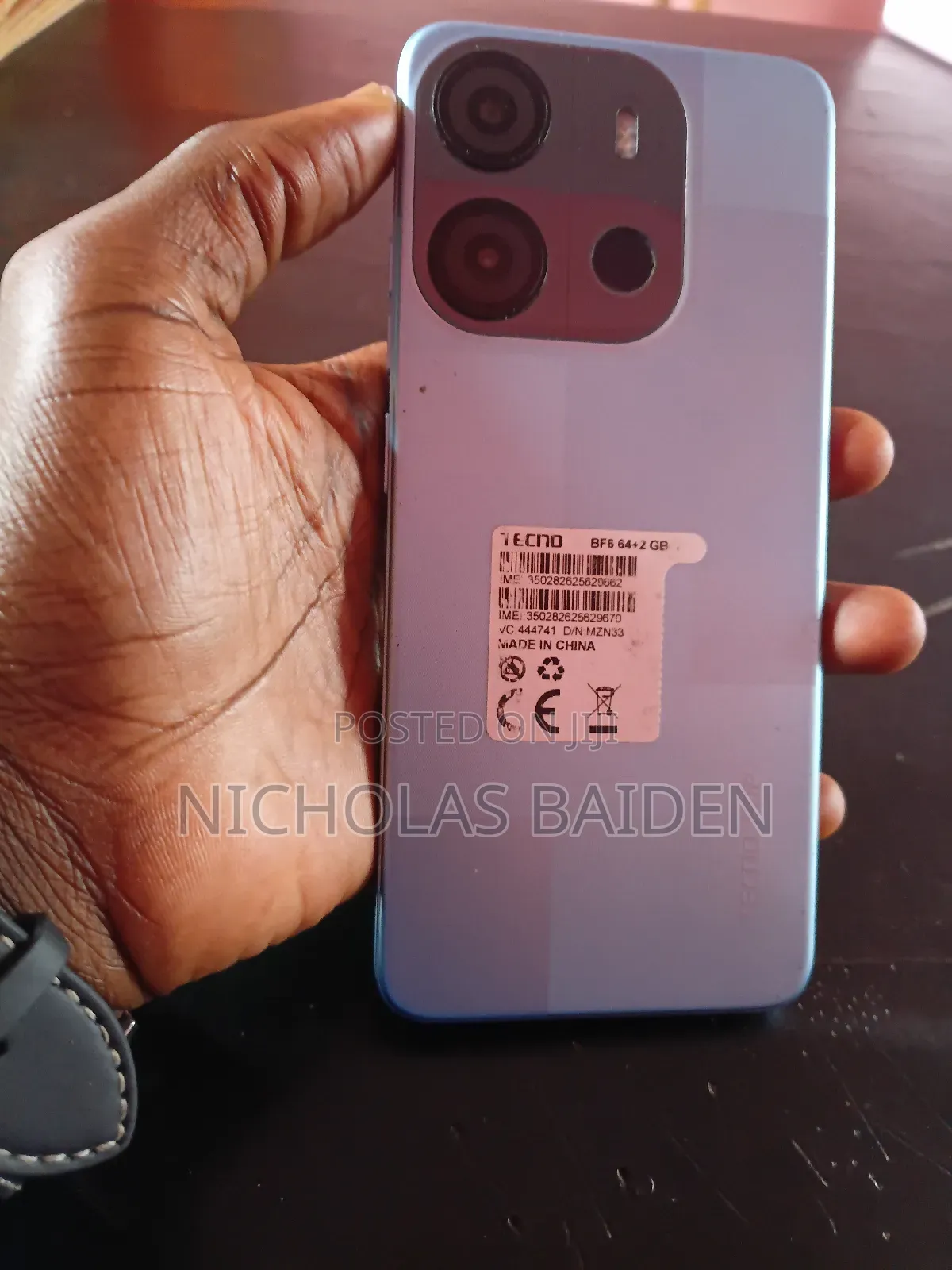 Tecno Pop 7 64 GB Blue