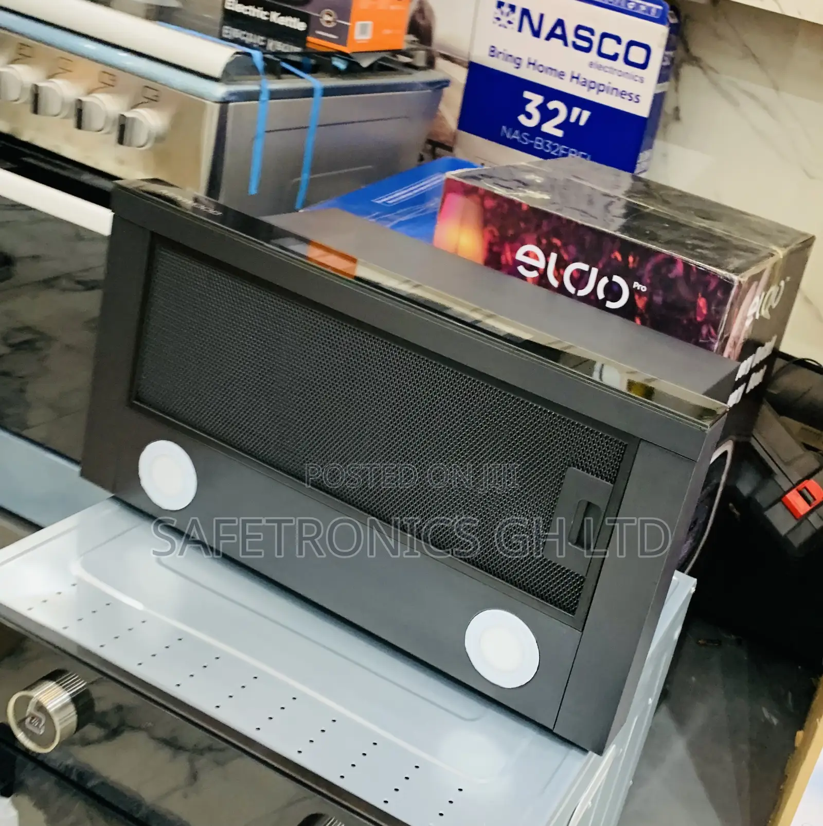 Check Out Kenwood 60cm Heat Extractor (Cooker Hood) Black