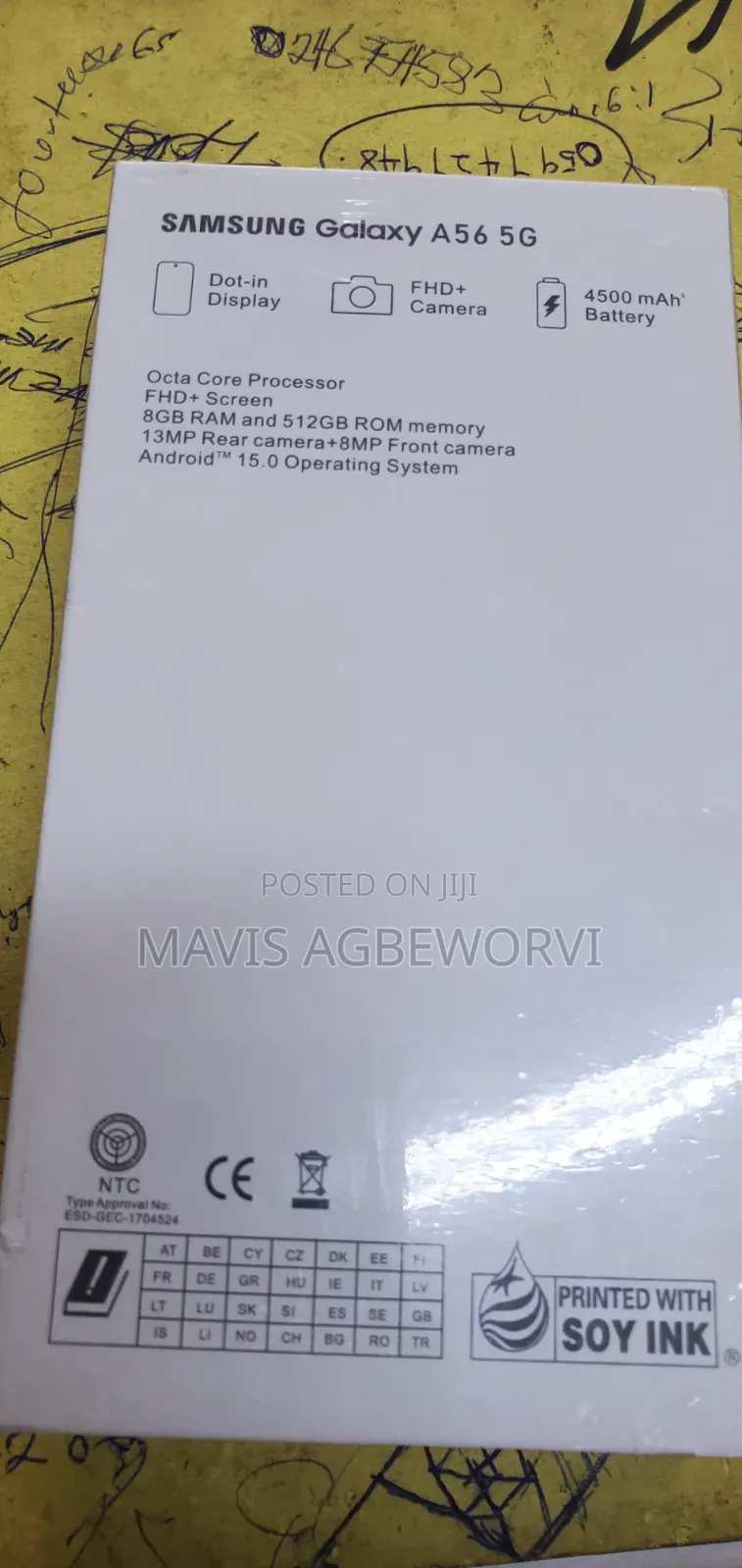 New Samsung Galaxy A56 256 GB Black