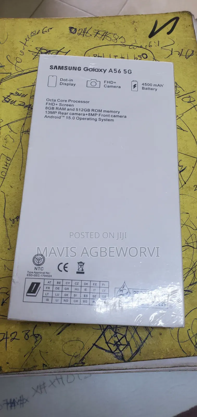 New Samsung Galaxy A56 256 GB Black