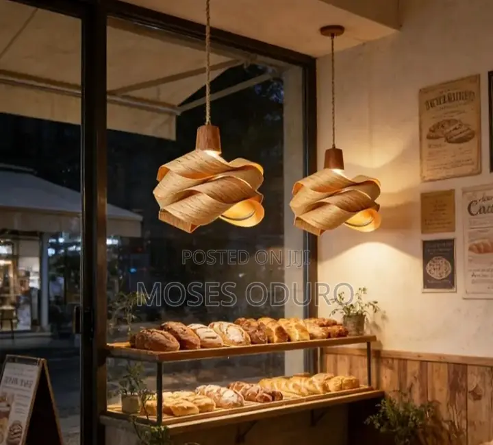 Wooden Craftwork Chandelier Lampshade, Suitable For Various Scenarios