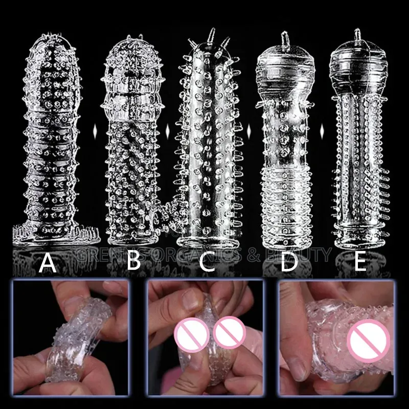 Reusable Penis Sleeve Extension 5 Styles