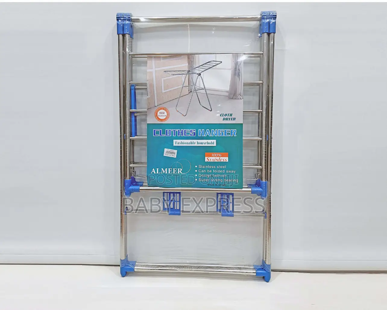 Foldable Stainless Steel Clothes Drying Rack Stand