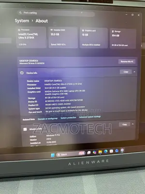 Laptop Alienware Area-51m 32GB Intel Core Ultra 9 SSD 1T