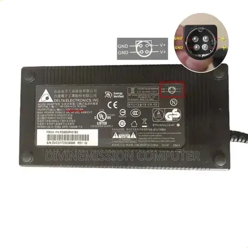 Delta Electronics Ac/Dc Adapter 4 Pins.12v~12.5a. 150w