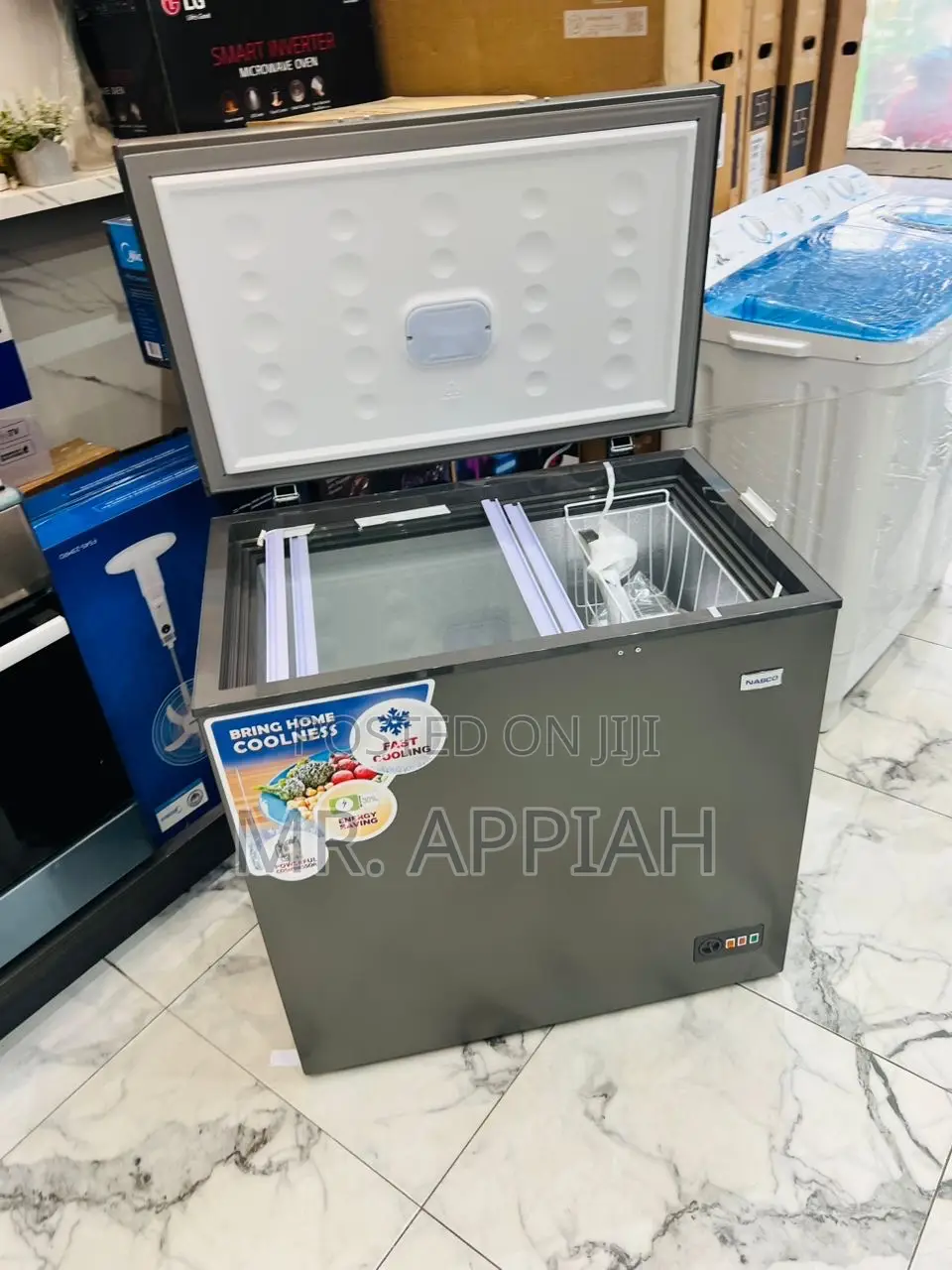 Super Durable Nasco Single Door Chest Freezer(Nas-230sk)198l 