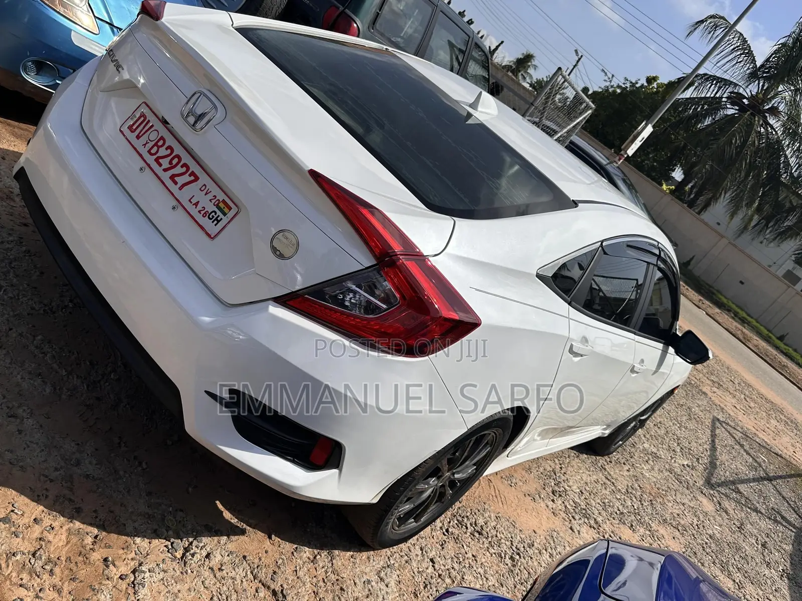 Honda Civic EX 4dr Sedan (2.0L 4cyl) 2017 White