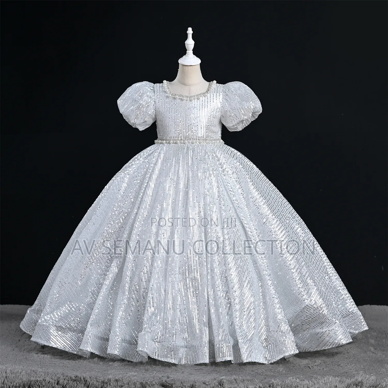 Girls Glitter Princess Dresse