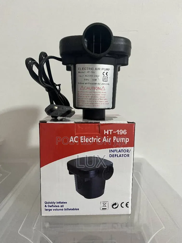 Portable Electric Air Pump – Fast Inflation Easy Operation