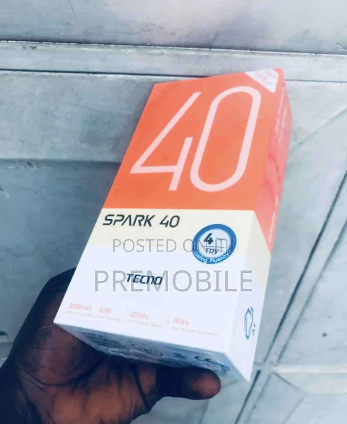 New Tecno Spark 40 256 GB Black
