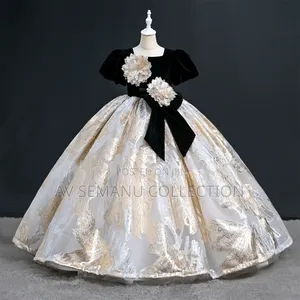Girls Beautiful Princess Bow Gowns