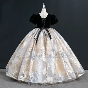 Girls Beautiful Princess Bow Gowns