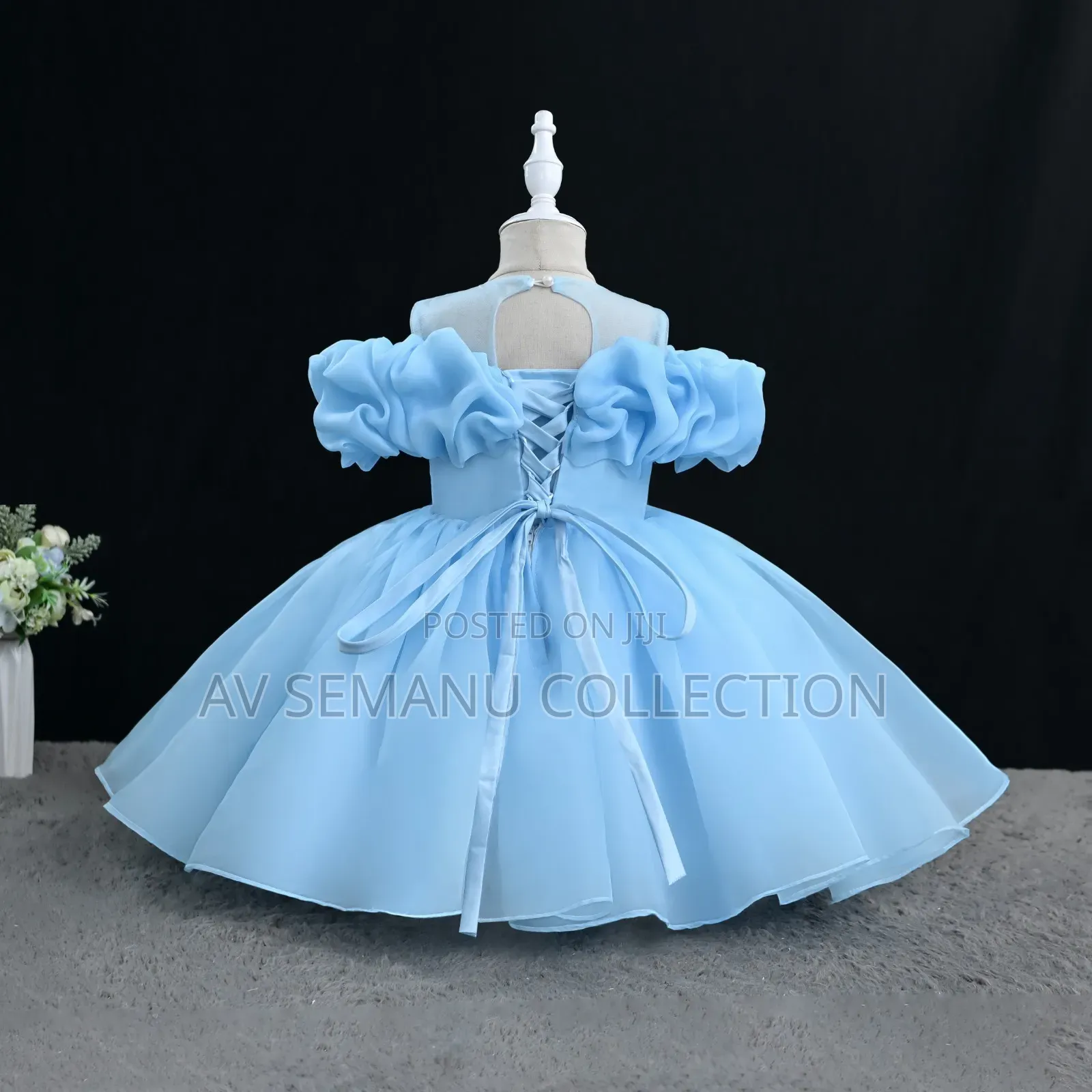 Girls Beautiful Bow Gown