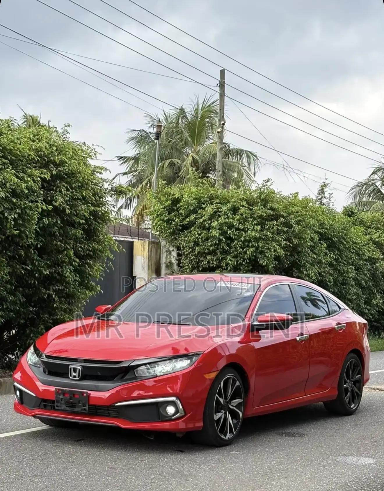 Honda Civic Touring Sedan 2020 Red