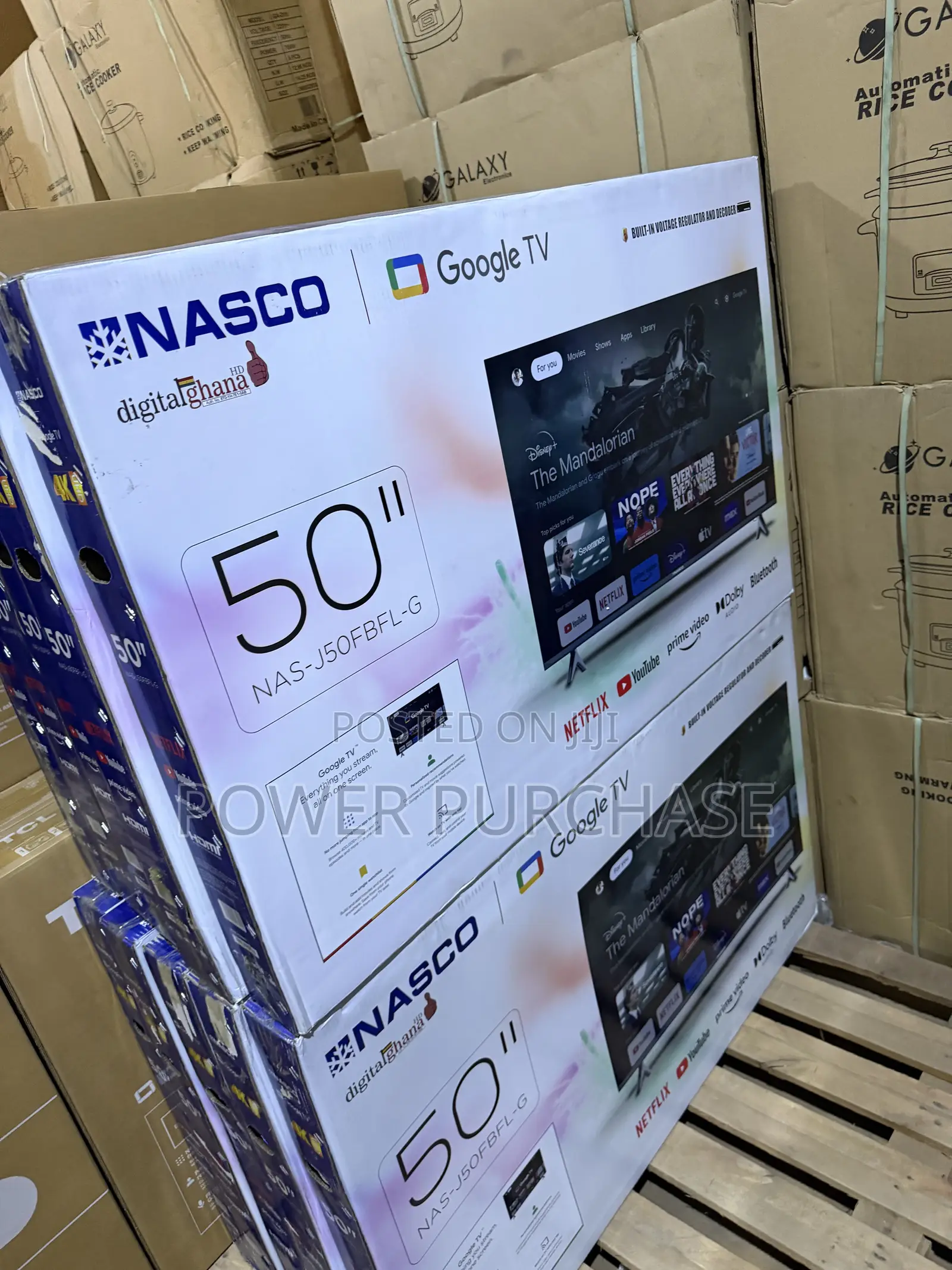Quality Screen Television Nasco 50 Inches Tv