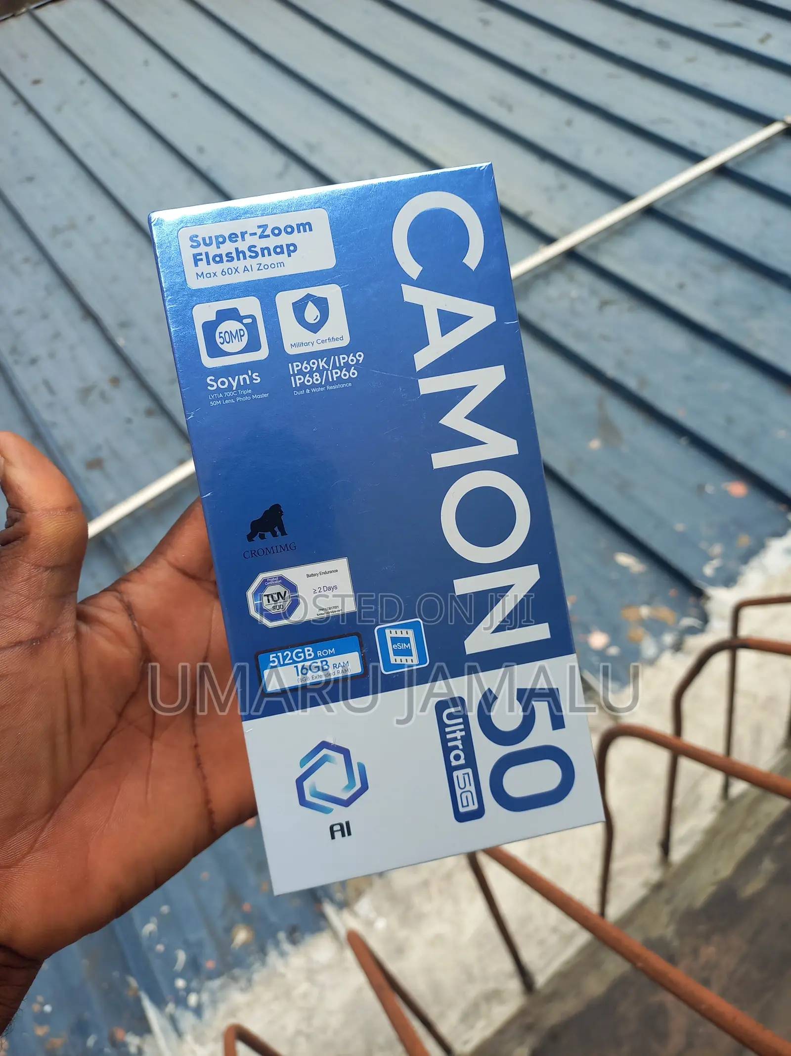 New Tecno Camon 50 Ultra 512 GB Gray