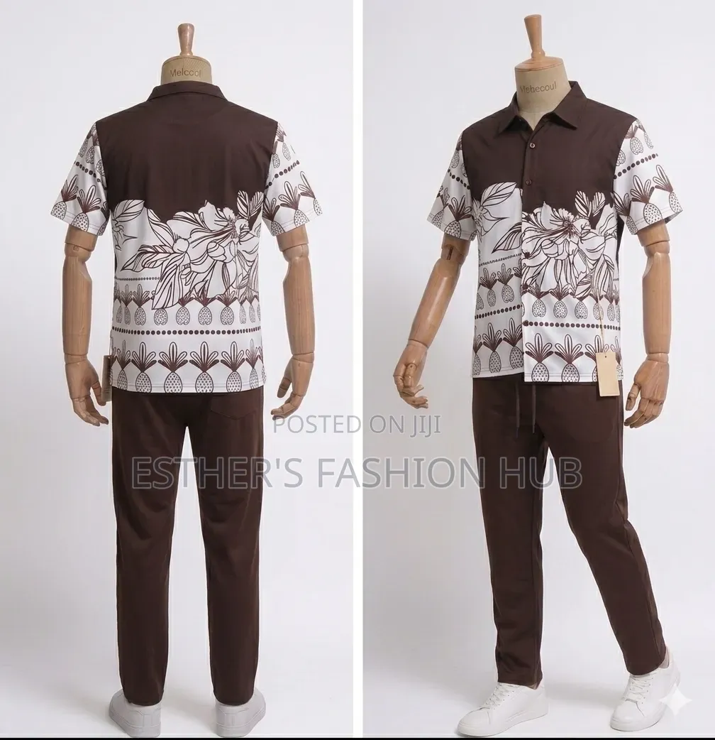 Men's Top and Down Trousers