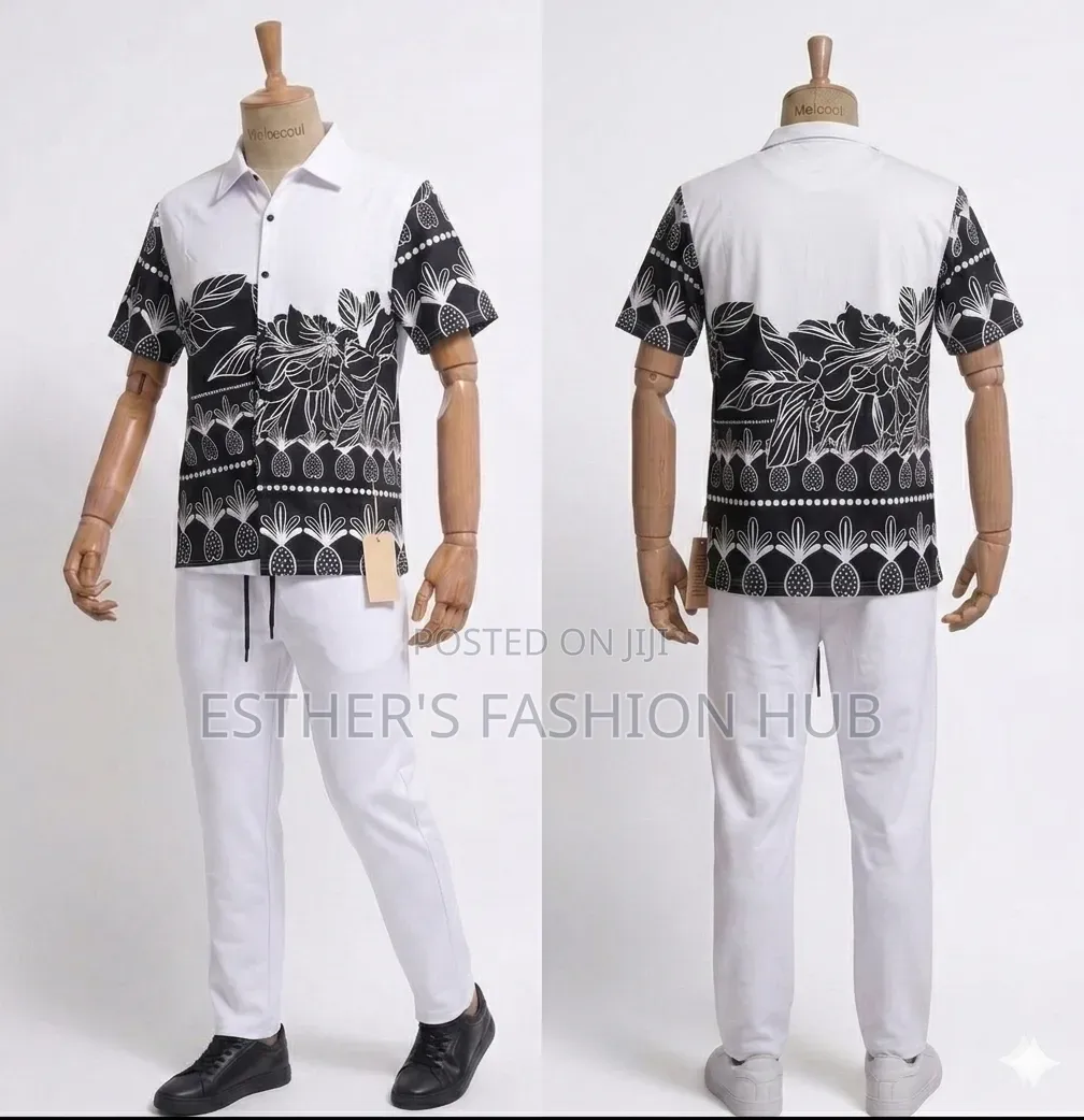 Men's Top and Down Trousers