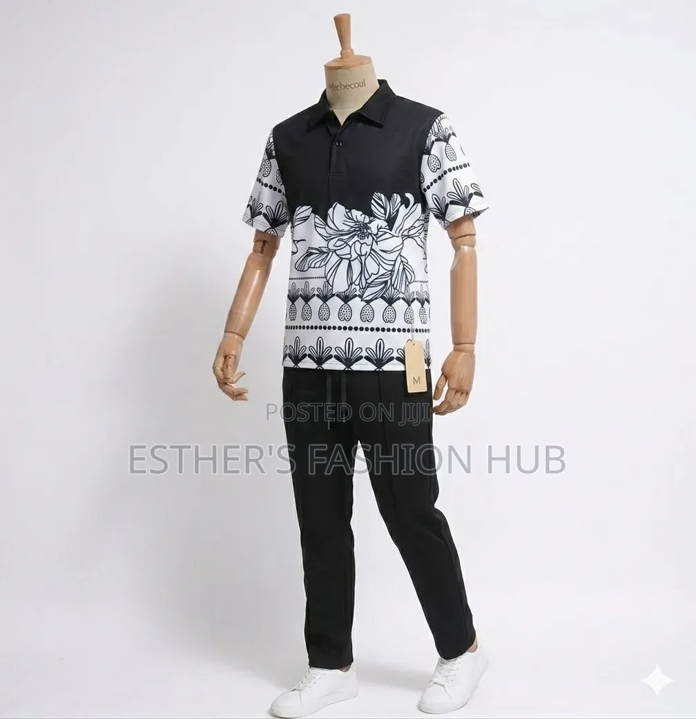 Men's Top and Down Trousers