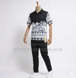 Men's Top and Down Trousers