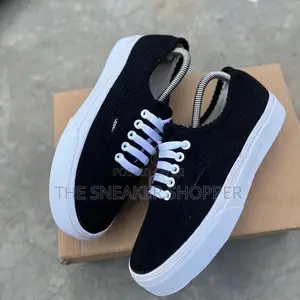 Highly Condron Vans Black and White