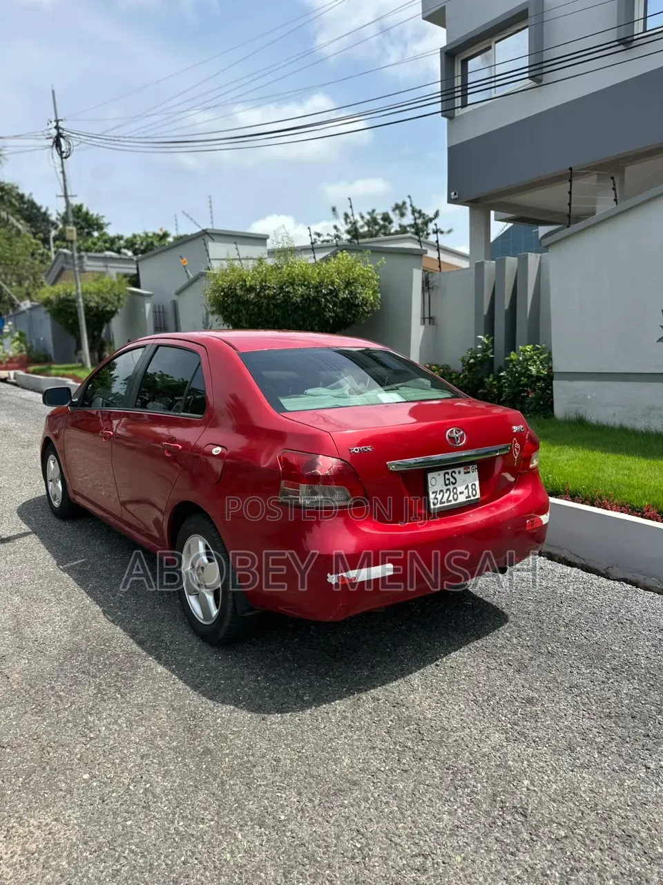 Toyota Yaris 1.5 Sedan S 2008 Red