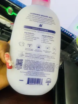 Evolution of Smooth Shea Better Cashmere Body Wash Vanilla