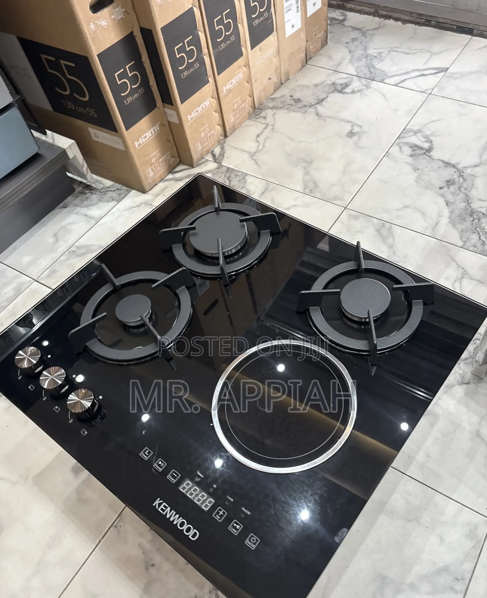 Check Out Affordable Kenwood 60cm 3 Gas + 1 Electric Hob(Built In)