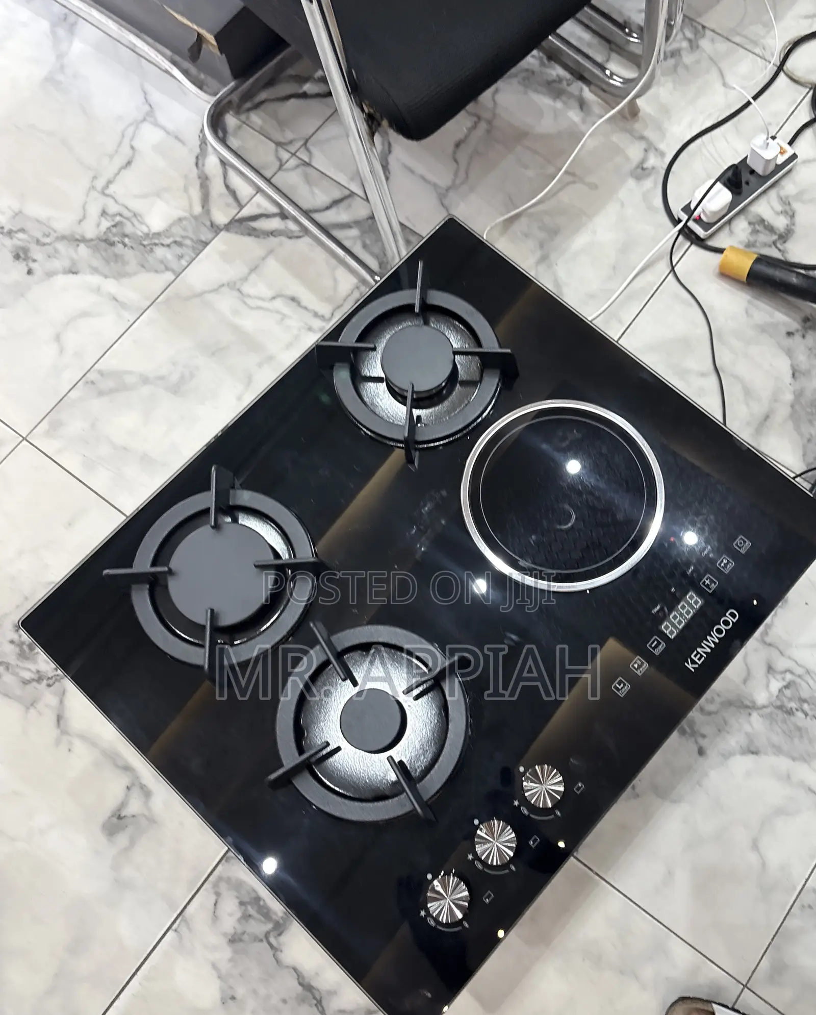 Check Out Kenwood 60cm Built in Tempered Glass Hob(3 + 1).