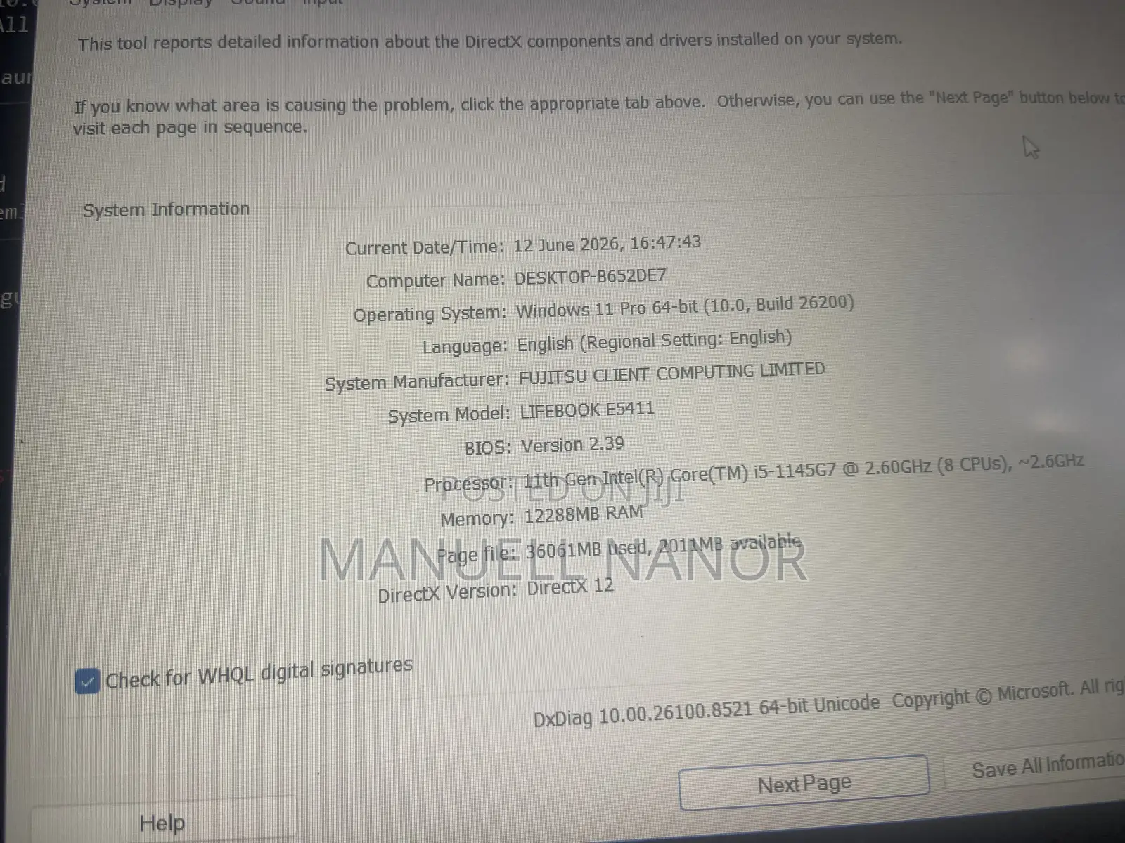 Laptop Fujitsu Lifebook E548 12GB Intel Core i5 SSD 256GB