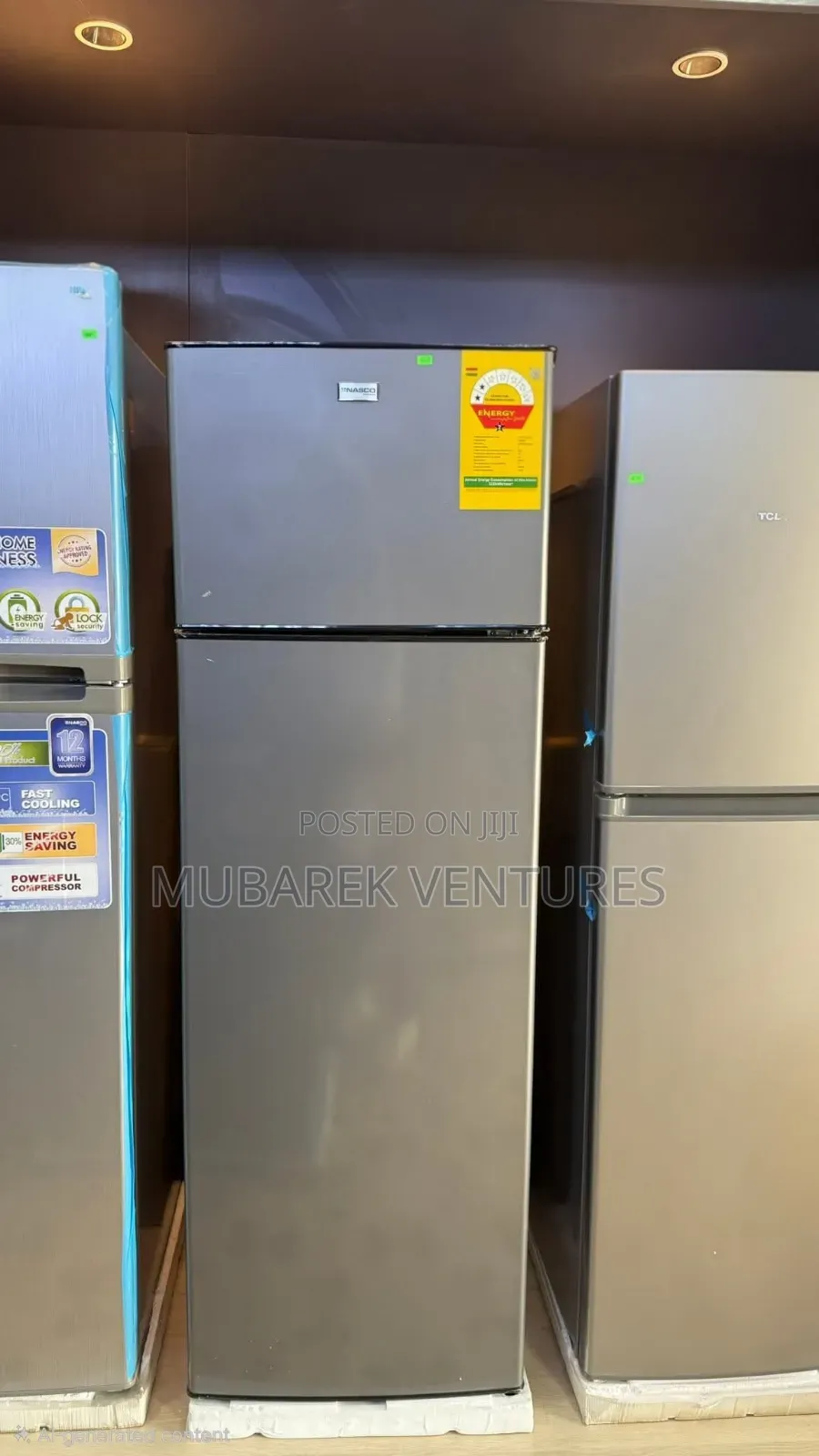 Nasco 280l Top Mount Freezer