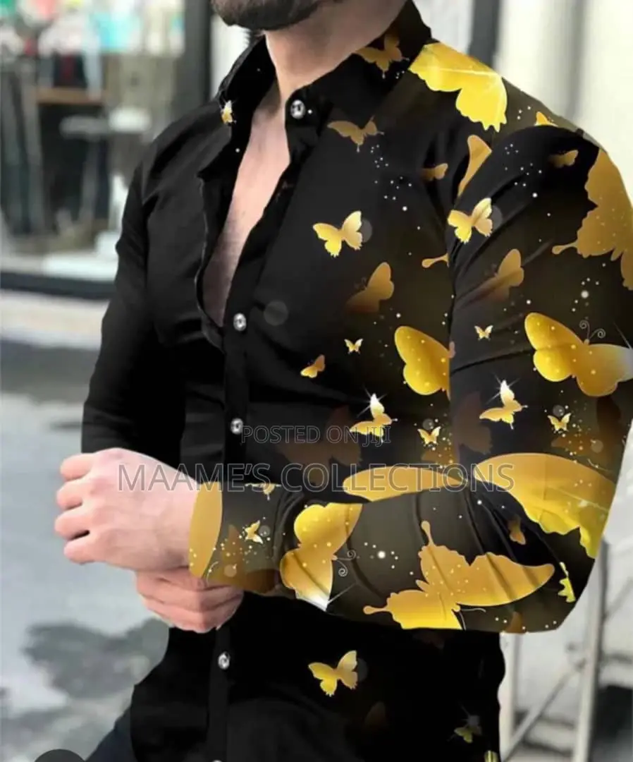 Men’S Designer Long Sleeves Shirt